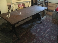 Rustic/Industrial Table/Desk !  Cool !