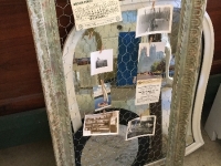 Chicken Wired Shabby Frame !