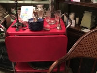 Vintage rolling cart