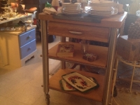 Another view of the kitchen island