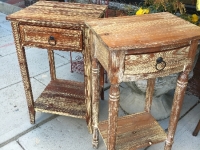 Rustic side tables