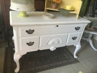 Vintage shabby chic cedar chest