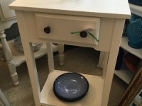 White Vintage side table