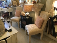 Pair of upholstered chairs