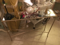 Mirrored hall table